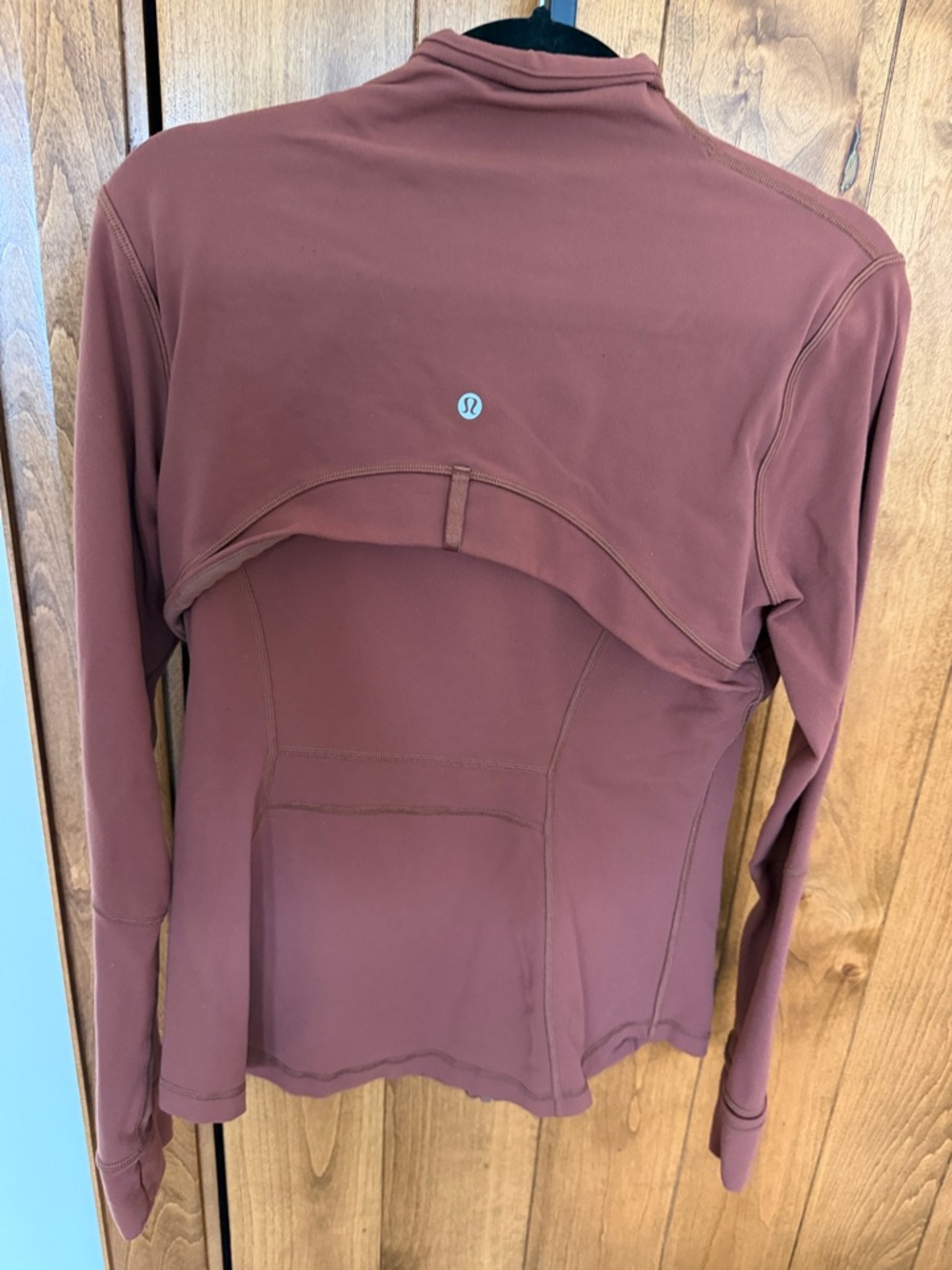 lululemon athletica Women's Long Sleeve Jacket in Burnt Red